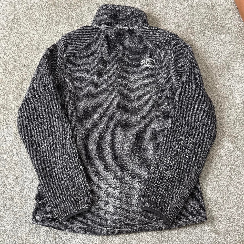 The North Face Gray Fleece Jacket Women's Medium Full Zip - Picture 8 of 8